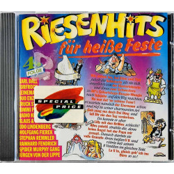 Klaus & Klaus, Udo Lindenberg ym. Käytetty CD-levy Riesenhits -Für Heibe Feste folge 4  kansi EX levy EX Käytetty CD
