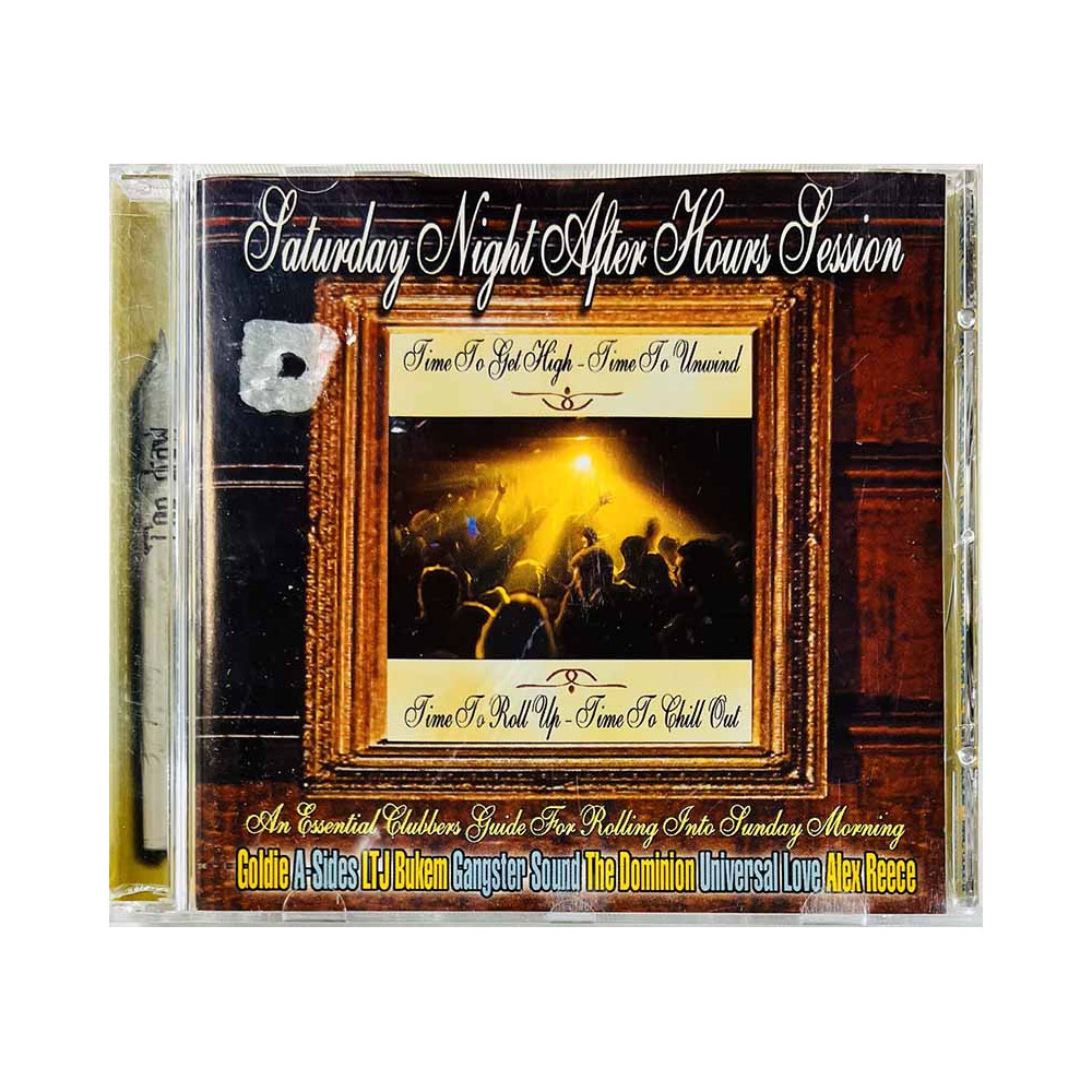 Goldie, A-Sides, Drum & Bass Käytetty CD-levy Saturday night after hours session  kansi EX levy EX Käytetty CD