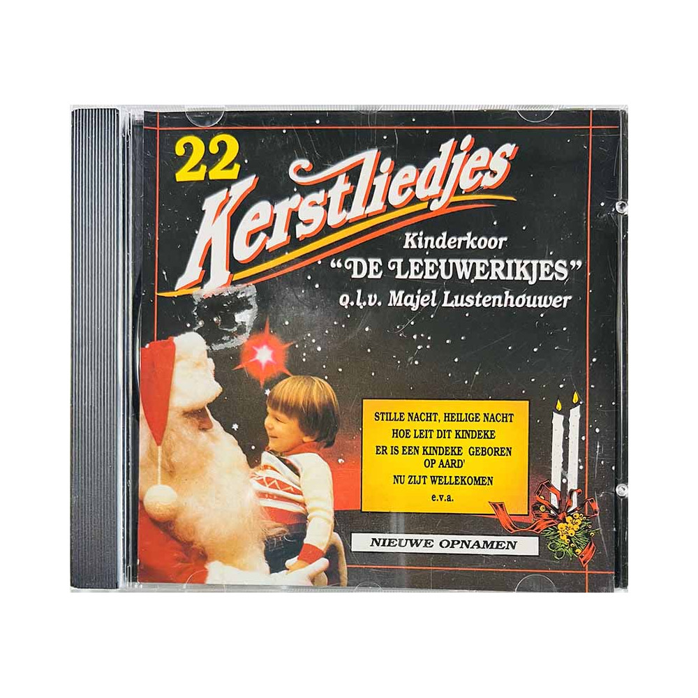 Kinderkoor De Leeuwerikjes Käytetty CD-levy 22 Kerstliedjes  kansi EX levy EX Käytetty CD