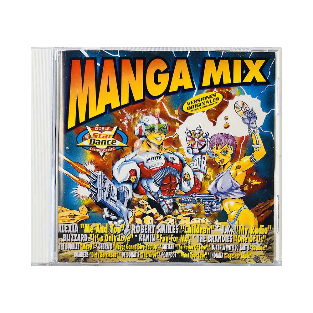 Alexia, Indiana, De Donatis, Pompöös Käytetty CD-levy Manga Mix  kansi EX levy EX Käytetty CD