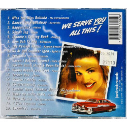 Pökhus, Boppers, Barbados ym. Käytetty CD-levy Kopparbärs Rockparty  kansi EX levy EX- Käytetty CD