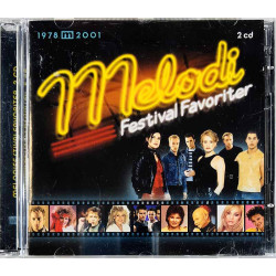 Siw Malmkvist, Arja Saijonmaa ym. Käytetty CD-levy Melodi Festival favoriter 1978-2001 2CD  kansi EX levy EX Käytetty CD