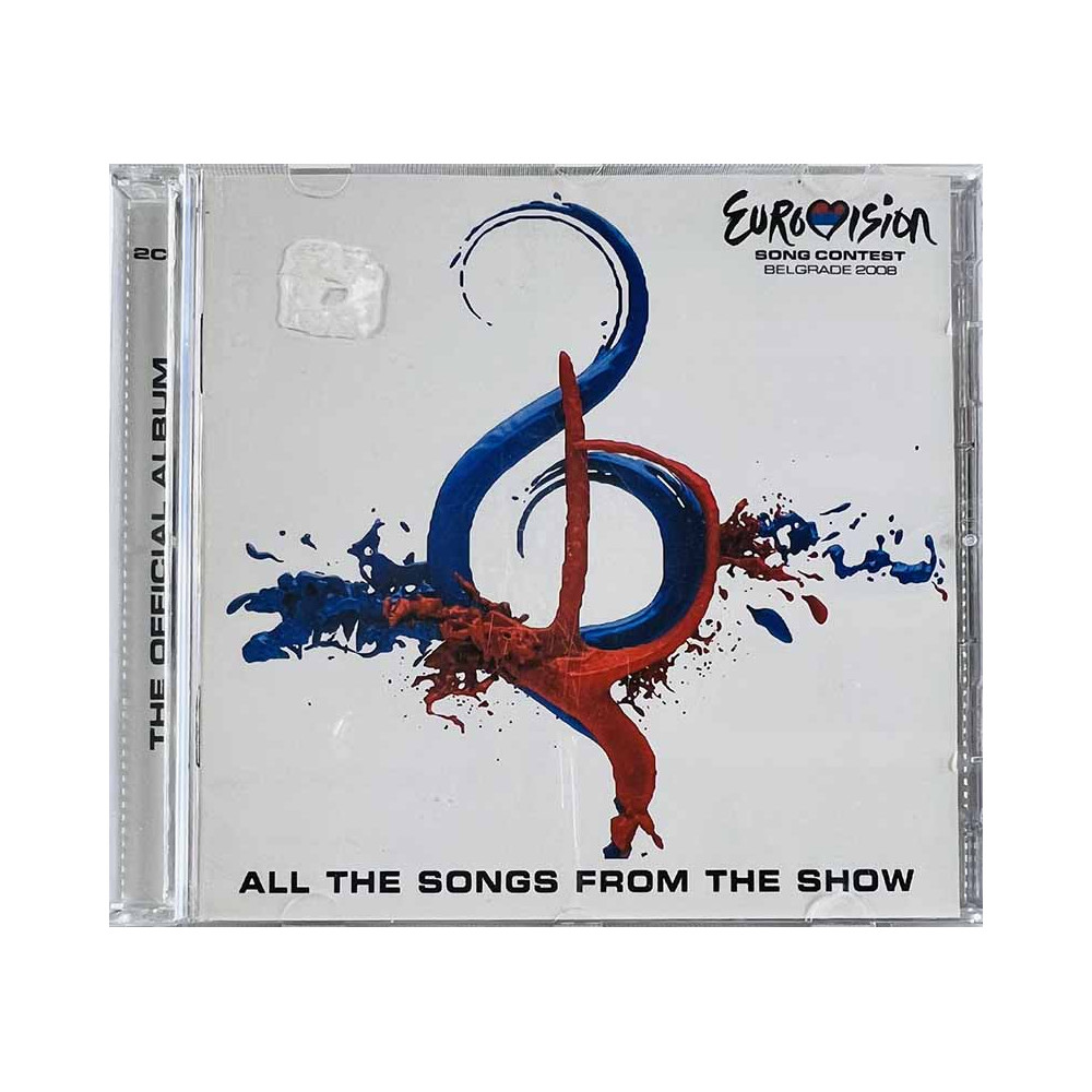 Teräsbetoni 22. Dima Bilan 1. Ani Lorak 2. Käytetty CD-levy Eurovision Song Contest 2008 Belgrade 2CD  kansi EX- levy EX Käytett