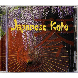 joku soittaa Koto soitinta CD Traditional Japanese Koto Music  kansi EX- levy EX Käytetty CD
