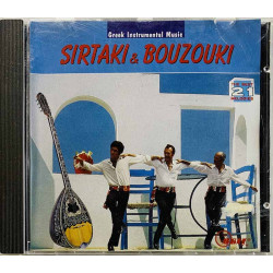 Greek Instrumental Music CD Sirtaki & Bouzouki  kansi VG+ levy EX- Käytetty CD