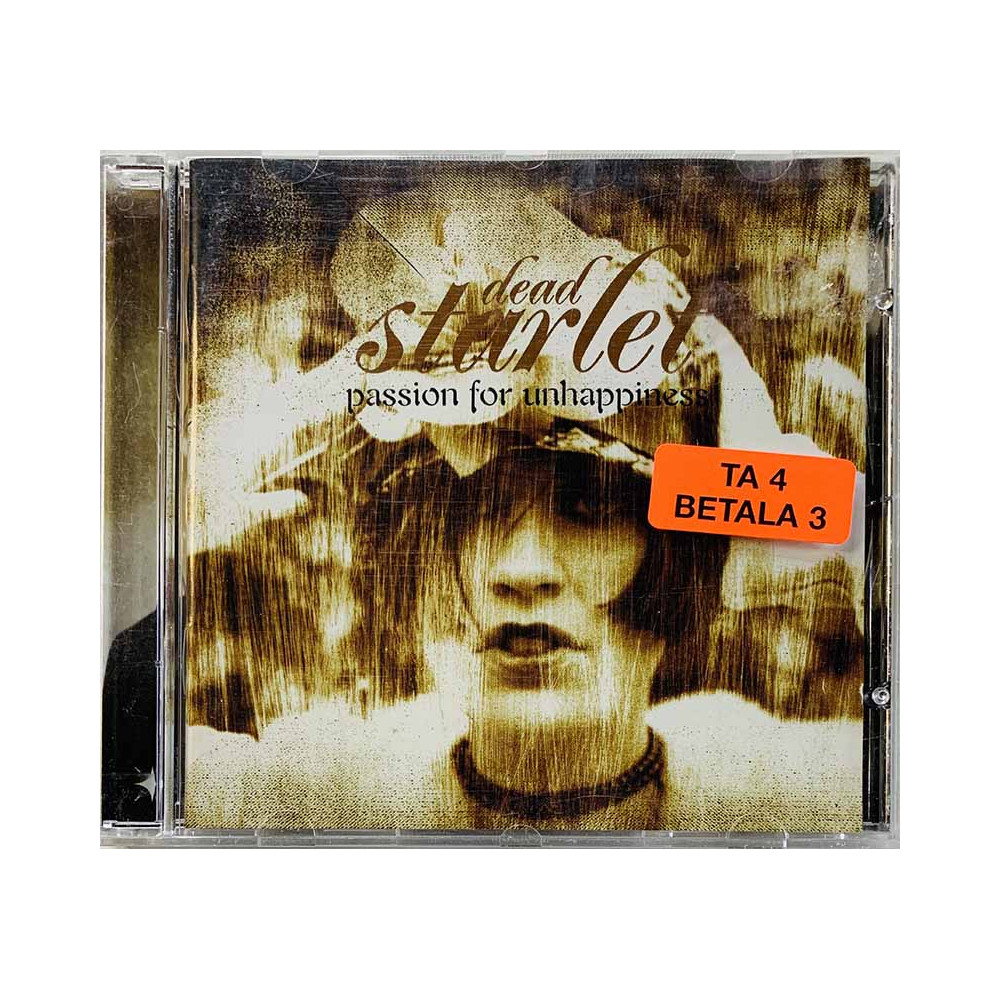 Dead Starlet CD Passion For Unhappiness  kansi EX- levy EX Käytetty CD