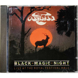 Osibisa CD Black magic night, live at Royal Festival Hall  kansi EX- levy VG+ Käytetty CD