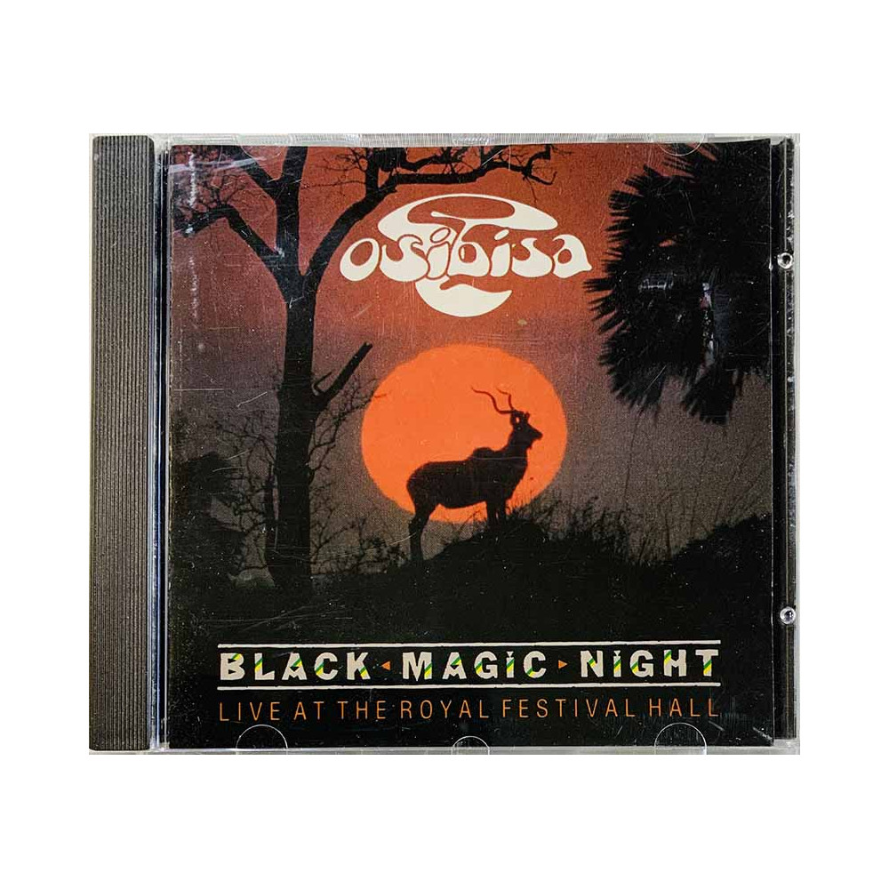 Osibisa CD Black magic night, live at Royal Festival Hall  kansi EX- levy VG+ Käytetty CD