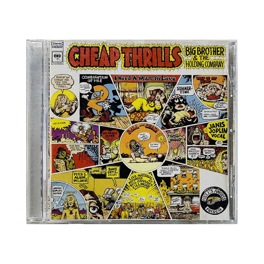 Big Brother & The Holding Company CD Cheap Thrills  kansi EX- levy VG+ Käytetty CD