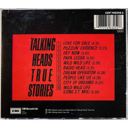 Talking Heads  CD True Stories  kansi EX- levy EX Käytetty CD
