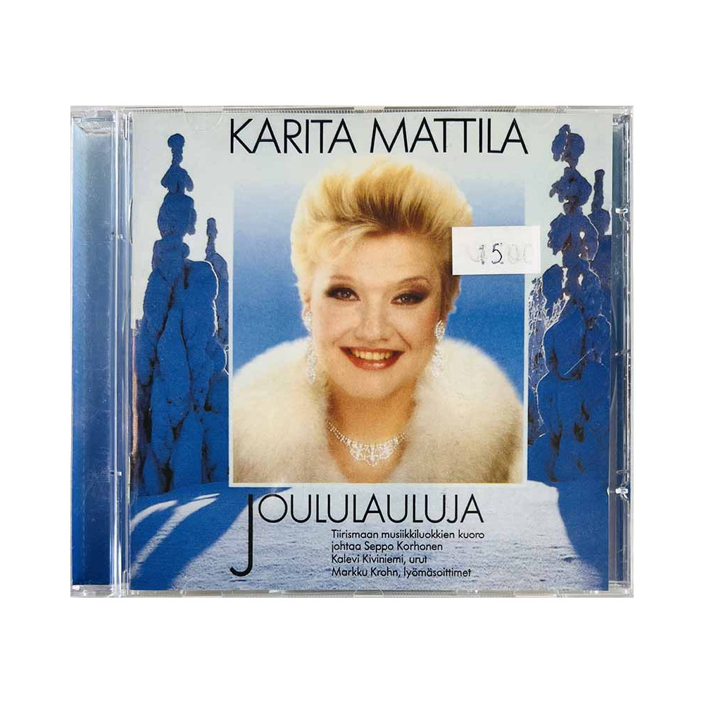 Mattila Karita CD Joululauluja  kansi EX levy EX Käytetty CD