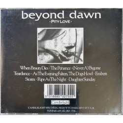 Beyond Dawn CD Pity Love  kansi EX levy EX Käytetty CD