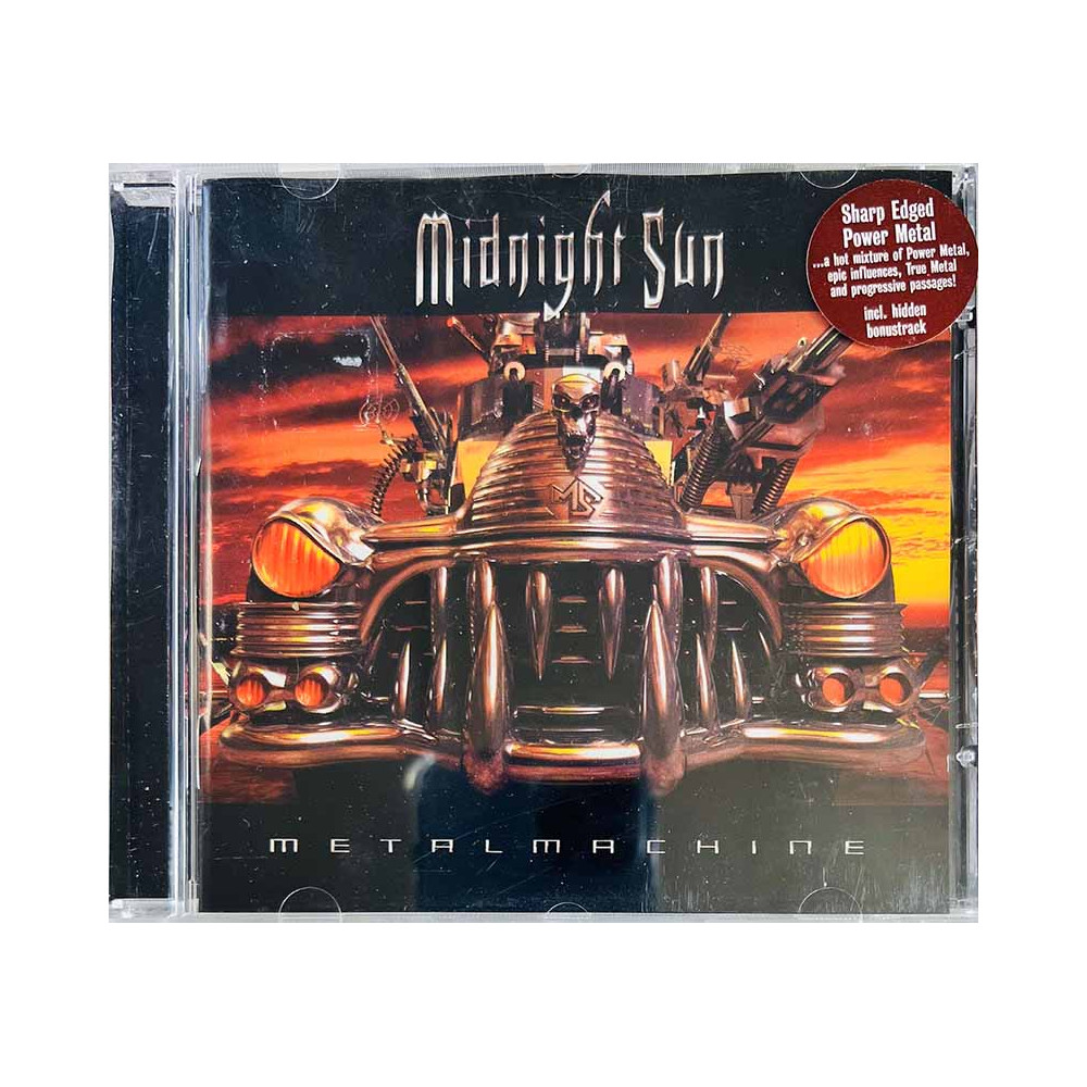 Midnight Sun CD Metal Machine  kansi EX levy EX Käytetty CD