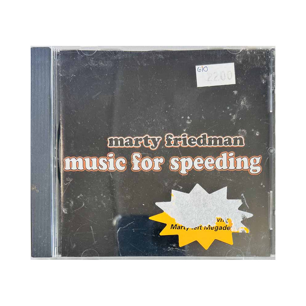Friedman Marty CD Music For Speeding  kansi EX levy EX Käytetty CD