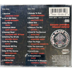 Lizzy Borden, Warlord, Omen, Helstar ym. CD Metal Blade 15th anniversary 2CD  kansi EX levy EX Käytetty CD