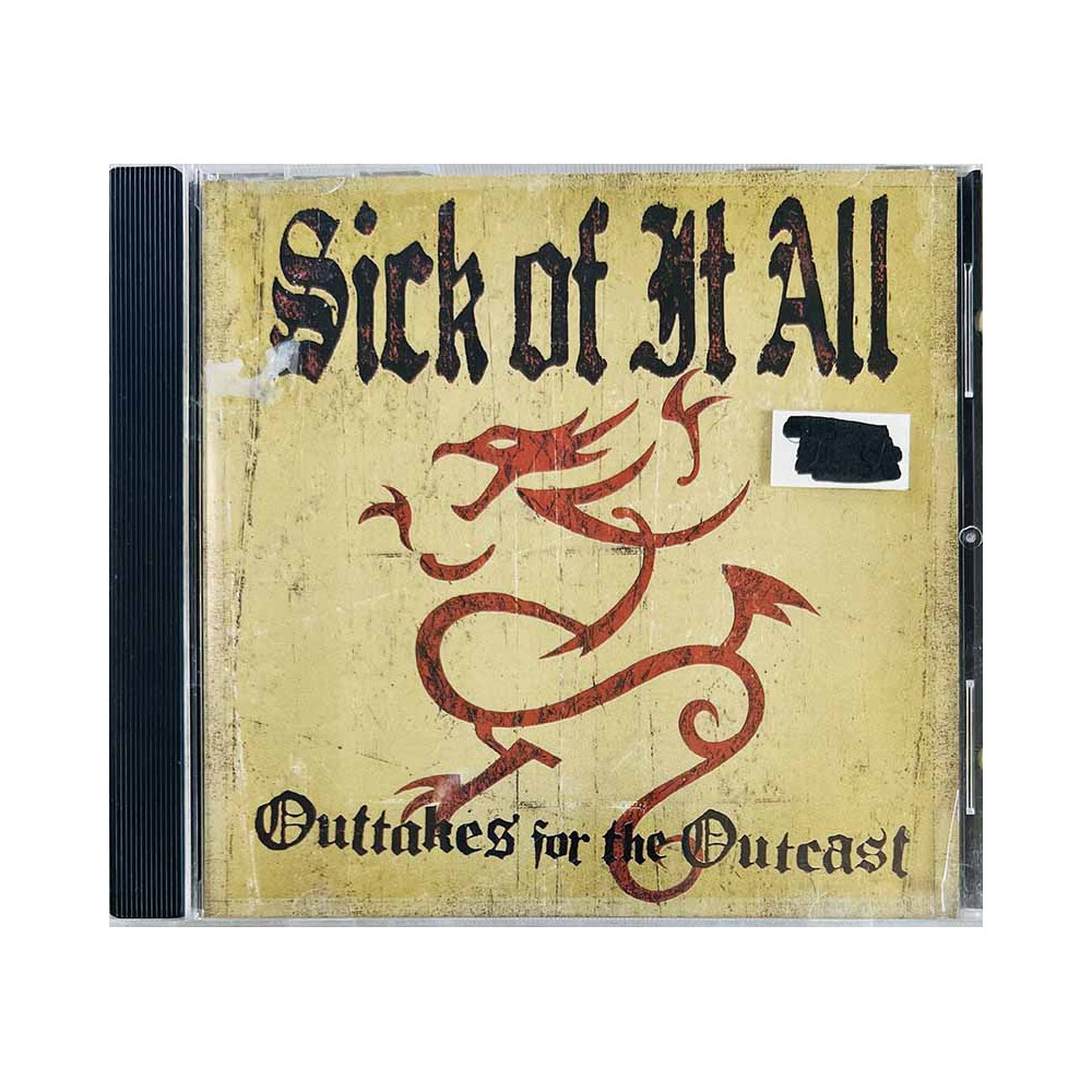 Sick Of It All CD Outtakes For The Outcast  kansi EX levy EX- Käytetty CD