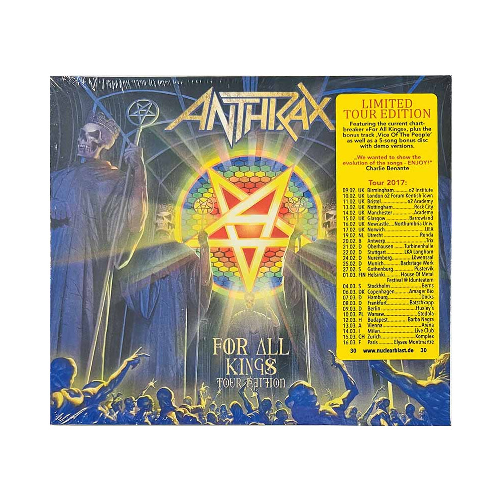 Anthrax CD For all kings, tour edition 2CD CD