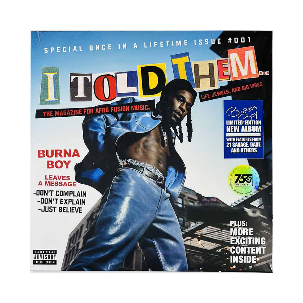Burna Boy LP I told them...  vinyyli LP
