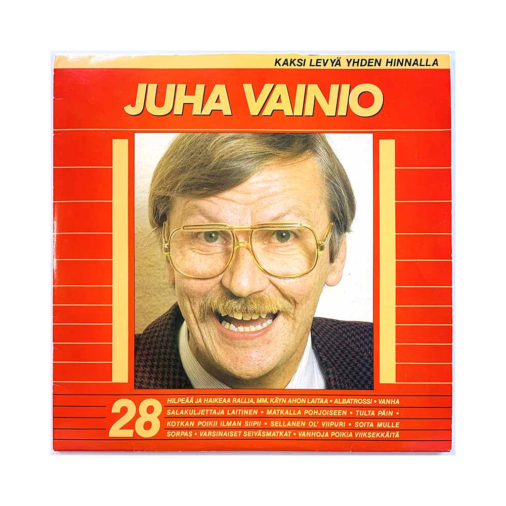 Vainio Juha 1965-1983 SAFLP 2005 28 hilpeää ja haikeaa rallia 2LP Begagnat LP