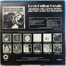 Hendrix, Clapton, Page, Beck 1975 SPB-4042 Rock Guitar Greats Begagnat LP