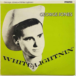 Jones George LP White Lightning’ 10-inch LP  kansi EX levy EX Käytetty LP