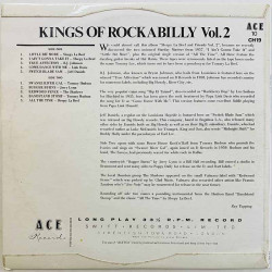 Sleepy La Beef, Tommy Hudson ym. 1959,1980 10 CH 19 Kings of Rockabilly - volume two 10-inch LP Begagnat LP