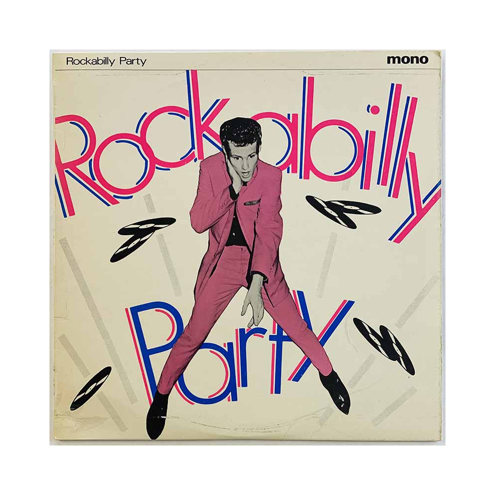 Hal Harris, Rock Rogers, Les Cole ym. 1956,1958 10 CH 17 Rockabilly Party 10-inch LP Begagnat LP