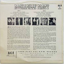 Hal Harris, Rock Rogers, Les Cole ym. 1956,1958 10 CH 17 Rockabilly Party 10-inch LP Begagnat LP