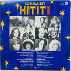 Eini, Mikko Alatalo, Markku Aro ym. LP Kotimaiset hitit 1, 12 huippuartistia  kansi EX- levy VG+ Käytetty LP