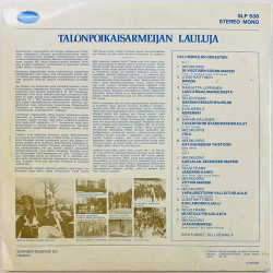 Jussi Raittinen, Mieskuoro, Eija Merilä ym. LP Talonpoikaisarmeijan Lauluja  kansi VG levy VG+ Käytetty LP