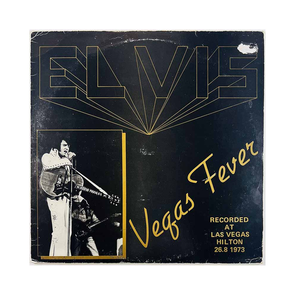 Elvis Käytetty LP Vegas Fever  kansi G- levy EX- Käytetty LP