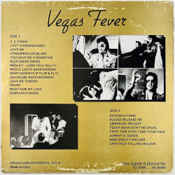 Elvis Käytetty LP Vegas Fever  kansi G- levy EX- Käytetty LP