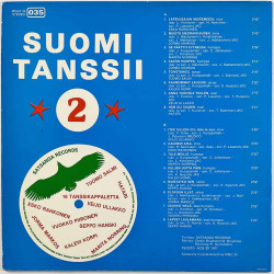 Jorma Markos, Marita Norring, Veijo Ullakko Käytetty LP Suomi tanssii 2  kansi VG levy EX Käytetty LP