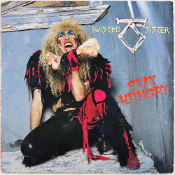 Twisted Sister Käytetty LP Stay Hungry  kansi G+ levy G- Käytetty LP