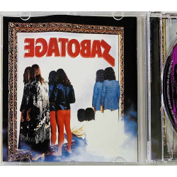 Black Sabbath CD Sabotage  kansi EX- levy EX Käytetty CD