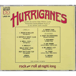 Hurriganes CD Rock and Roll All Night Long  kansi EX- levy EX Käytetty CD