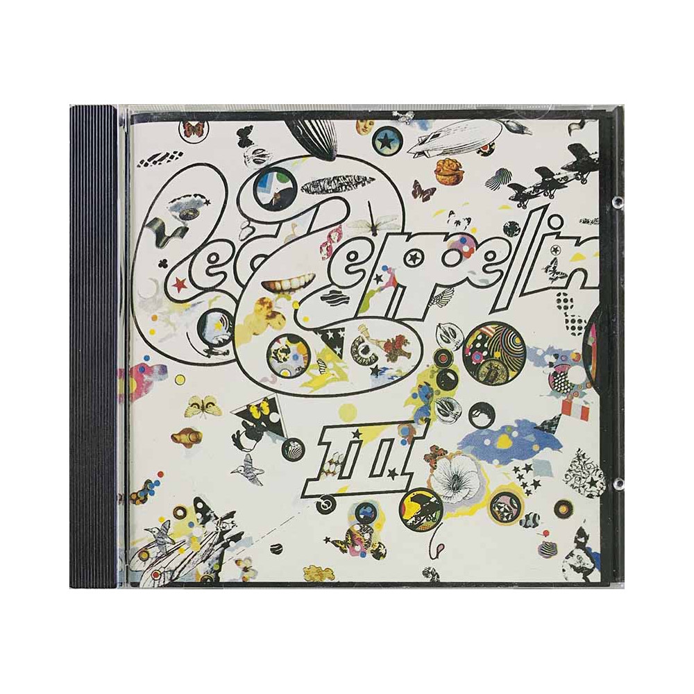 Led Zeppelin CD III  kansi EX- levy EX Käytetty CD
