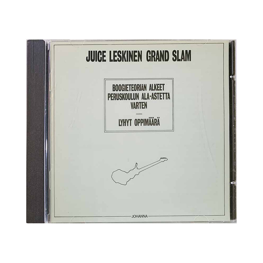 Leskinen Juice Grand Slam 1983/1988 JHNCD 2504 Boogieteorian alkeet peruskoulun ala-astetta varte CD Begagnat