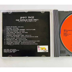 Page Jimmy 1988/1991 BEECH-MARTEN 006 For Zeppelin Fans Only! CD Begagnat