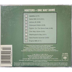 Hooters CD One way home  kansi EX levy EX Käytetty CD