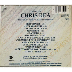 Rea Chris CD The best of  kansi VG+ levy EX Käytetty CD