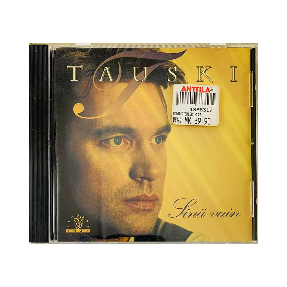 Tauski CD Sinä vain  kansi EX levy EX Käytetty CD