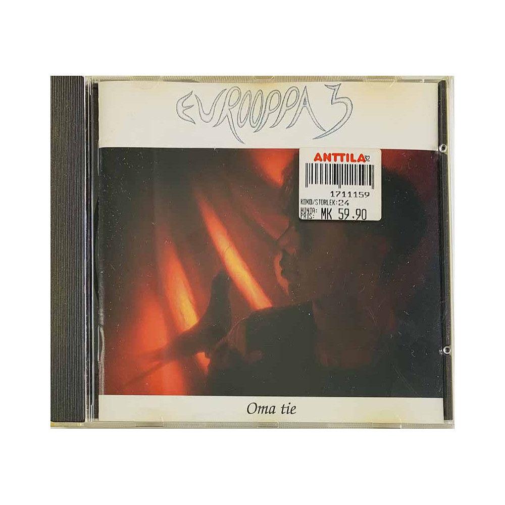 Eurooppa 3 CD Oma tie  kansi EX levy EX Käytetty CD