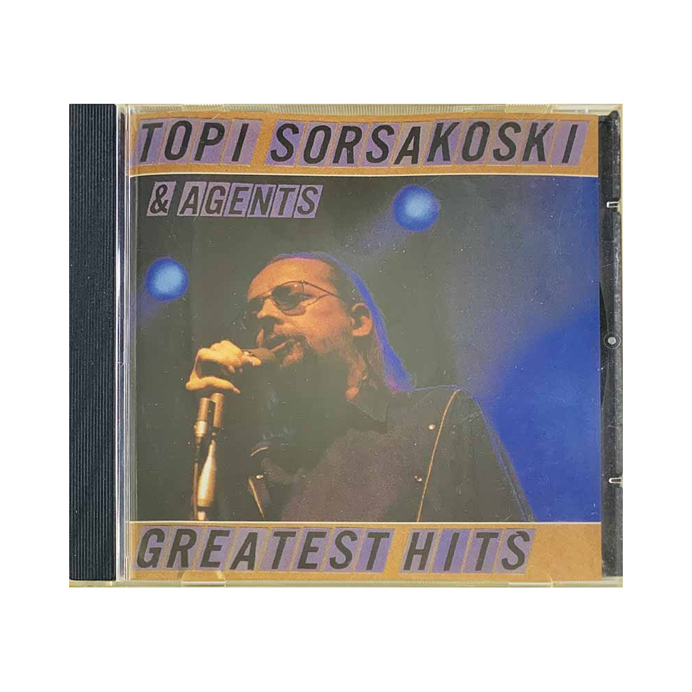 Topi Sorsakoski & Agents CD Greatest Hits  kansi EX levy EX Käytetty CD