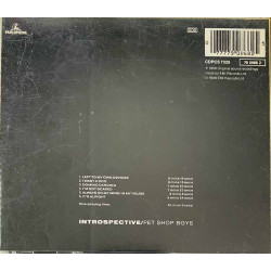 Pet Shop Boys 1988 CDP 7 90868 2 Introspective CD Begagnat