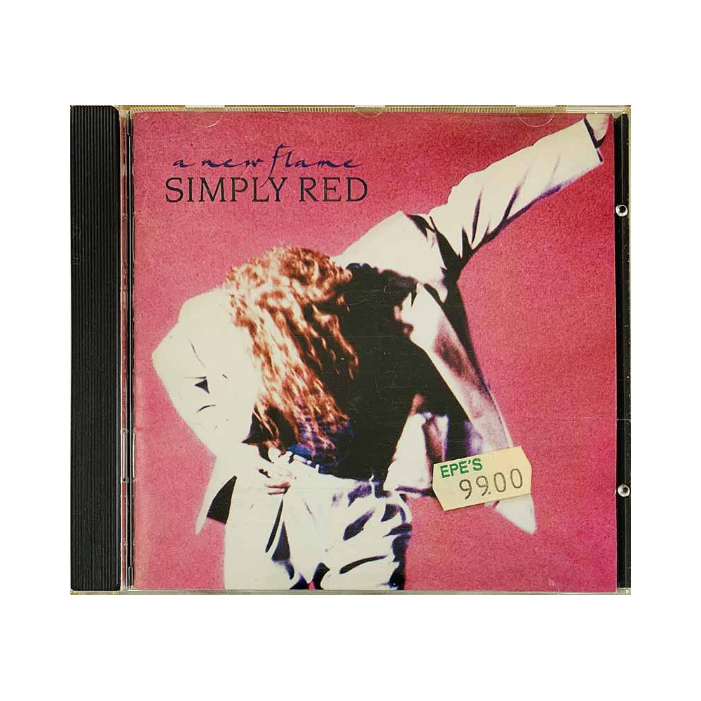 Simply Red CD A New Flame  kansi EX levy EX Käytetty CD