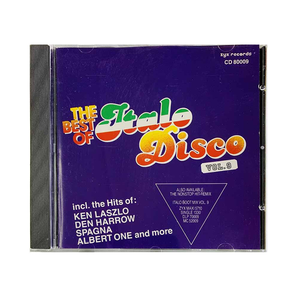 Ken Laszlo, Den Harroe, Spagna and more 1987 CD 80009 The best of Italo-Disco vol. 9 CD Begagnat