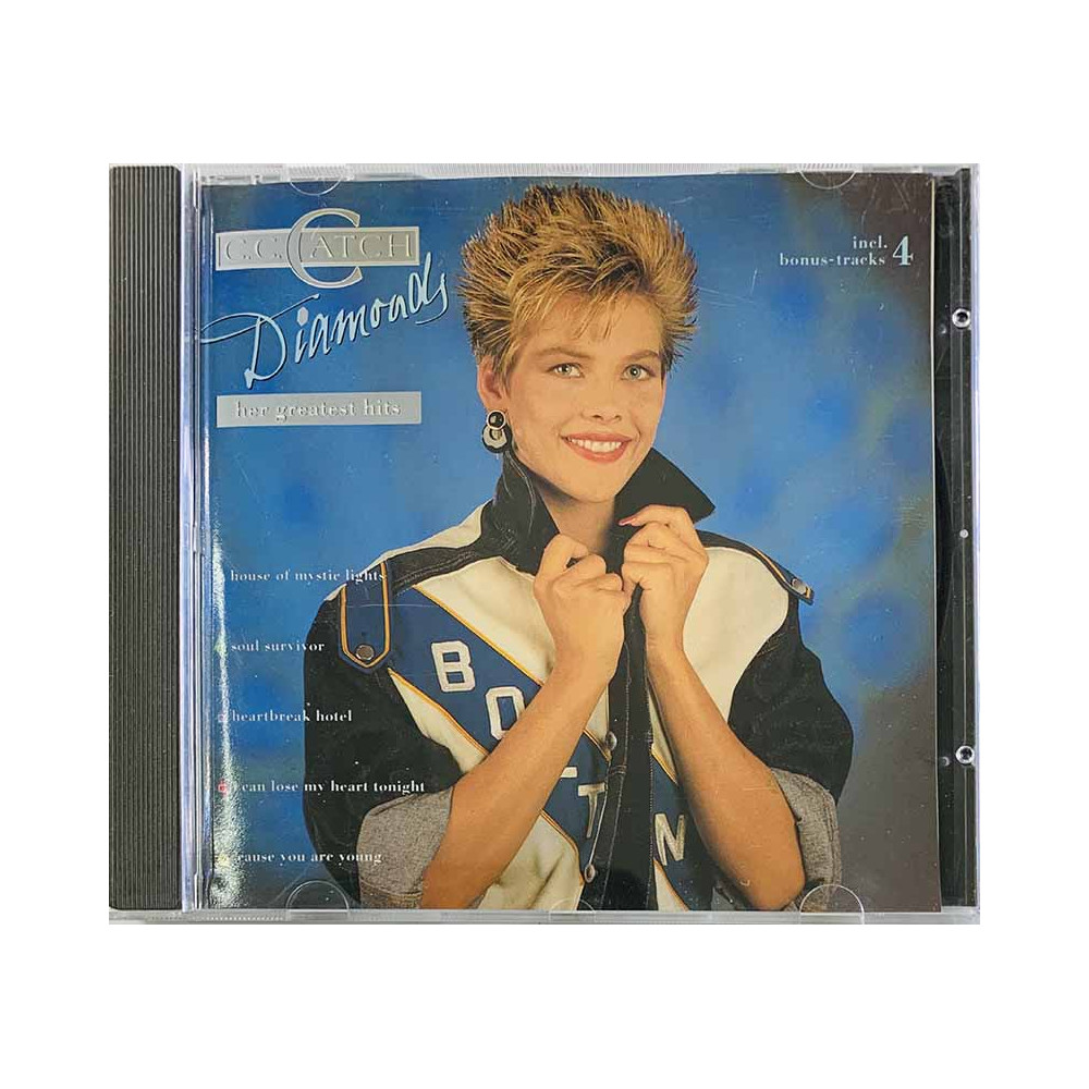 C.C. Catch CD Diamonds - Her Greatest Hits  kansi EX levy EX Käytetty CD