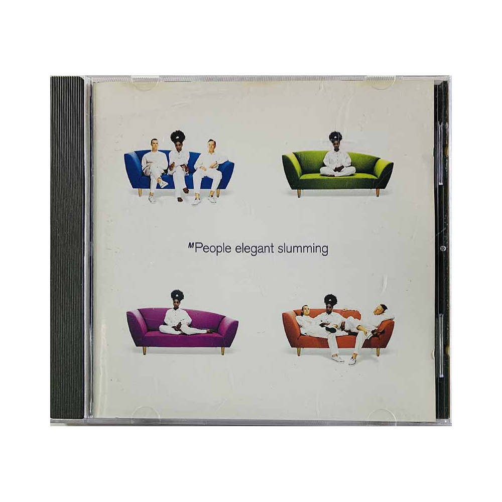M People CD Elegant slumming  kansi EX levy EX Käytetty CD