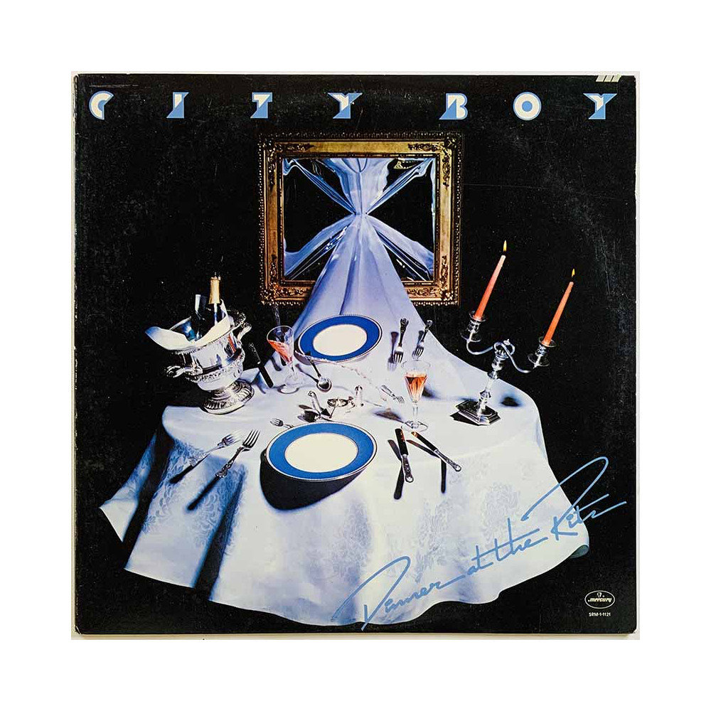 City Boy LP Dinner at the Ritz  kansi EX- levy EX Käytetty LP